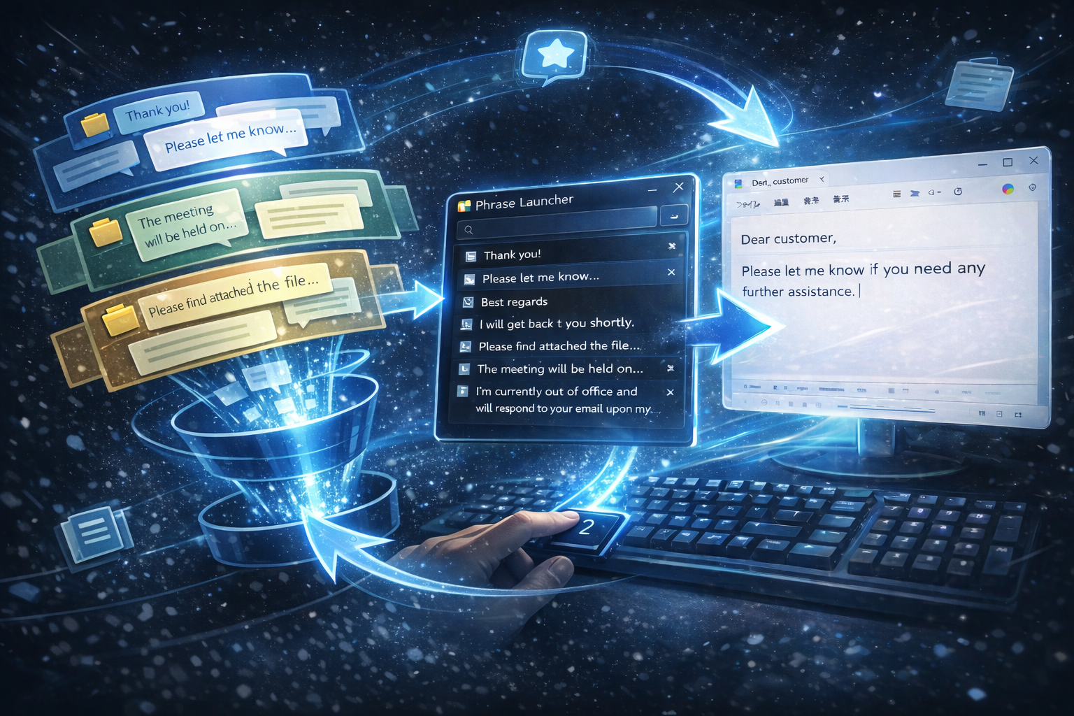 PhraseLauncher concept